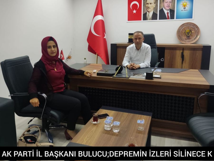 Başkan Bulucu; “Depremin İzleri Silincek”Hatice Akgöz Haber D2 Gazetesi özelhaber
