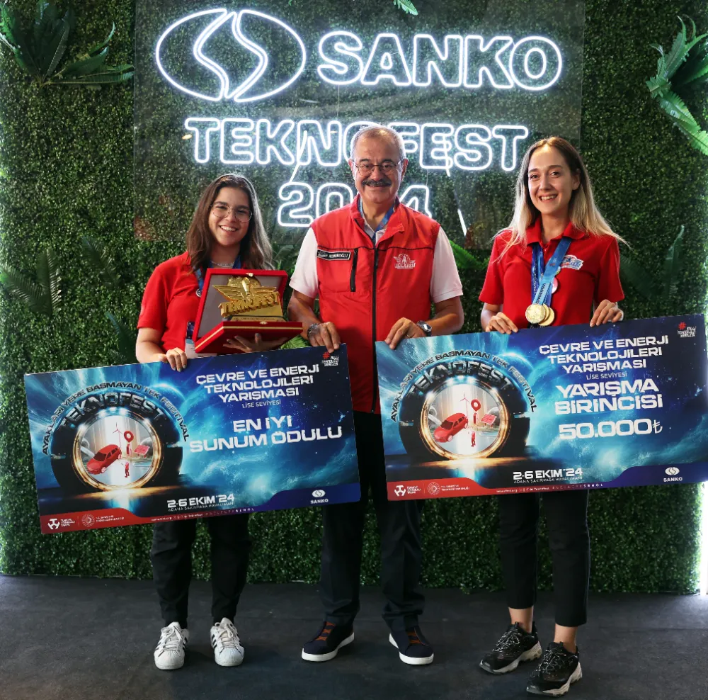 -TEKNOFEST AKDENİZ’DE EN ÇEVRECİ PROJELER ÖDÜLLENDİRİLDİ -SANKO HOLDİNG YÜRÜTÜCÜLÜĞÜNDE DÜZENLENEN ÇEVRE VE ENERJİ TEKNOLOJİLERİ YARIŞMASINDA ÖDÜLLER SAHİPLERİNİ BULDU